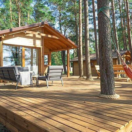 Sloneczny Domek Borsk Nr 2 I 15 - Nad Samym Jeziorem W Pierwszej Linii Esterno foto