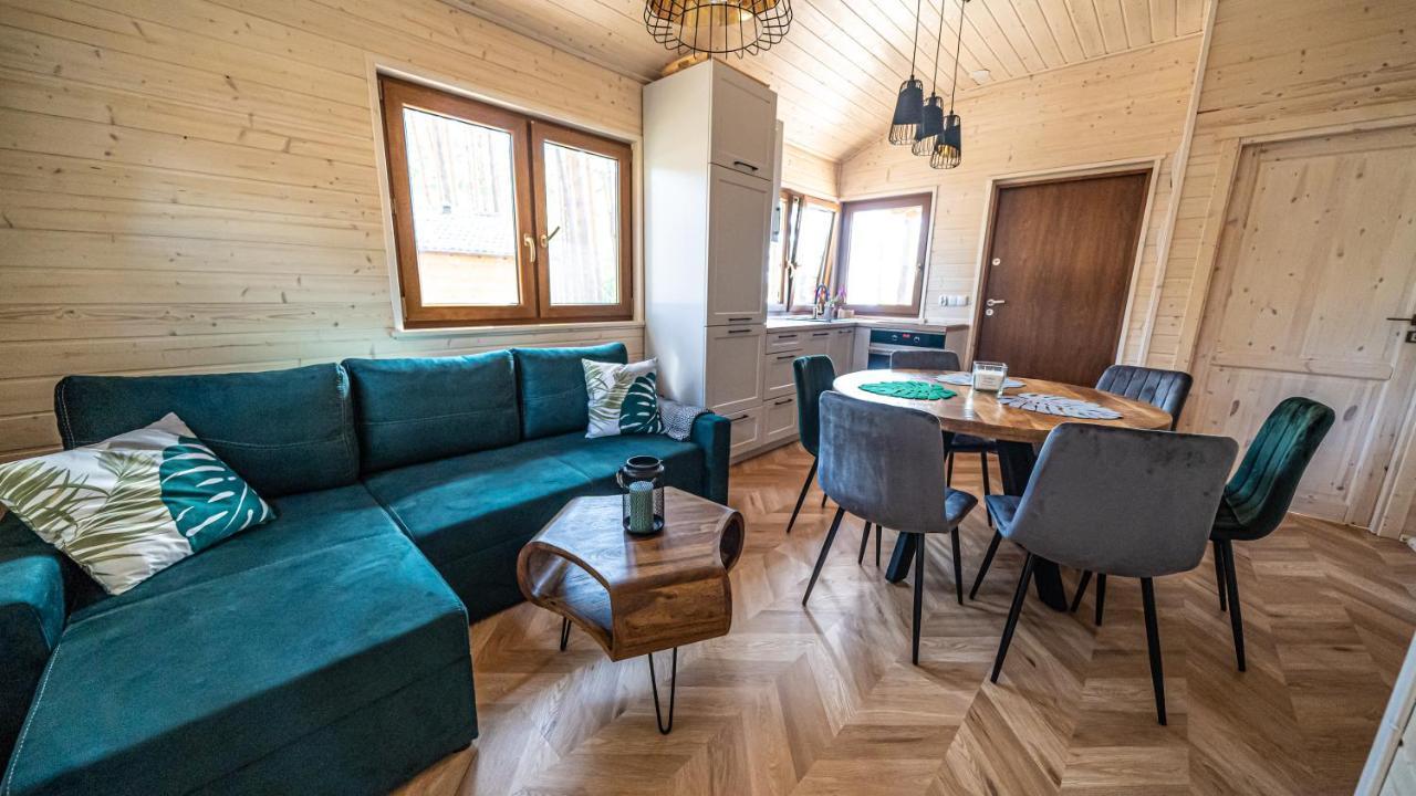 Sloneczny Domek Borsk Nr 2 I 15 - Nad Samym Jeziorem W Pierwszej Linii Esterno foto