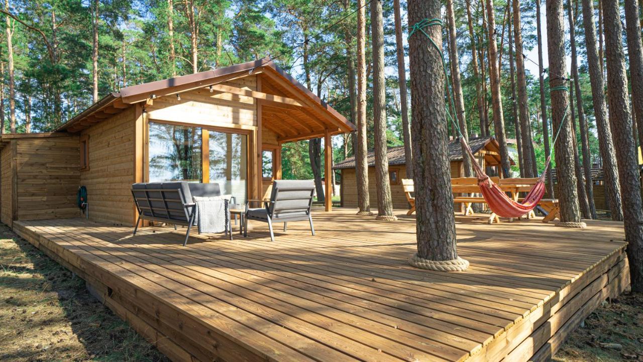 Sloneczny Domek Borsk Nr 2 I 15 - Nad Samym Jeziorem W Pierwszej Linii Esterno foto